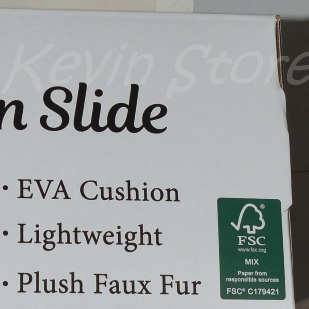 Brown 32 Degrees Plush Lined Unisex Sizing Slide‎